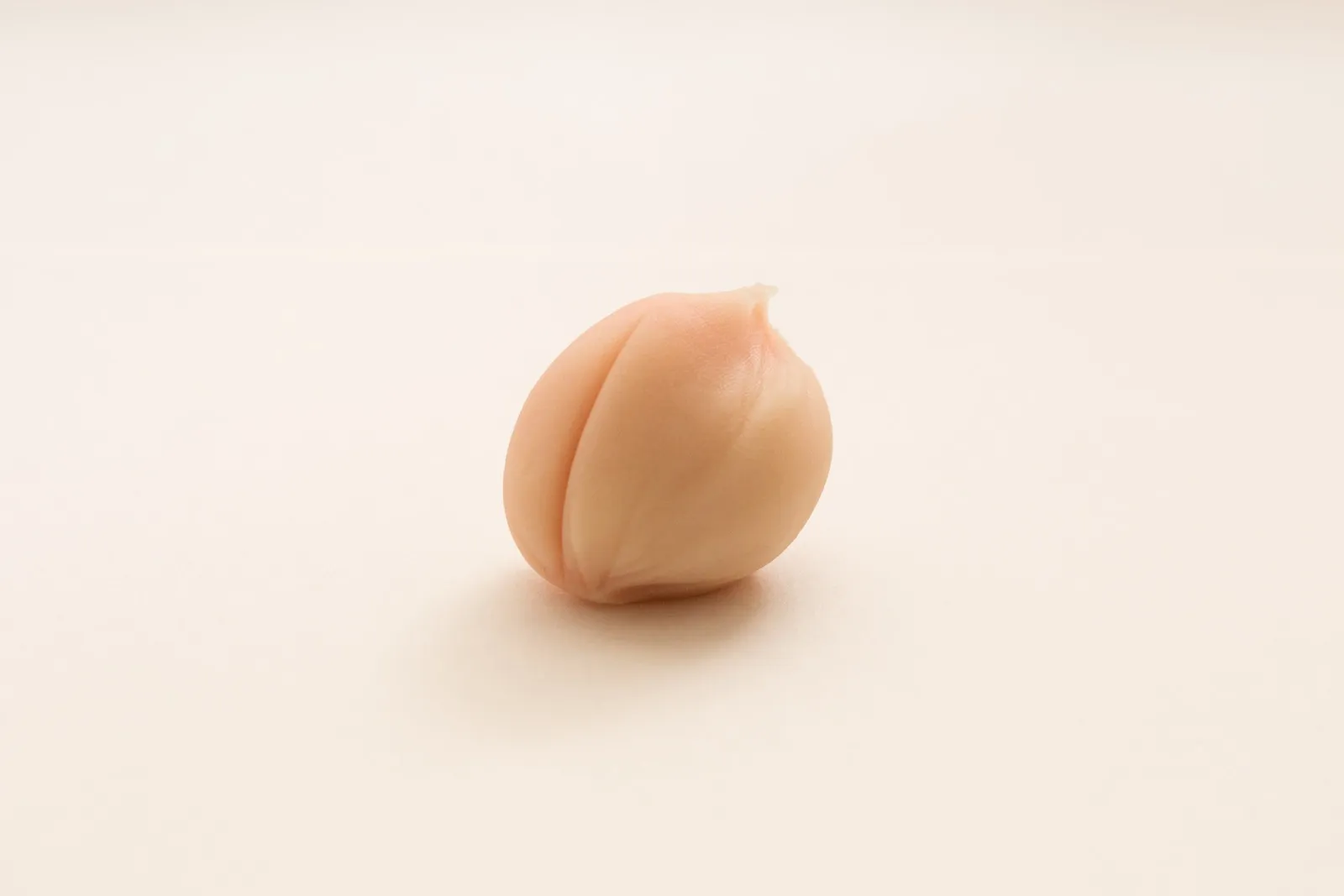 Plum-shaped wagashi